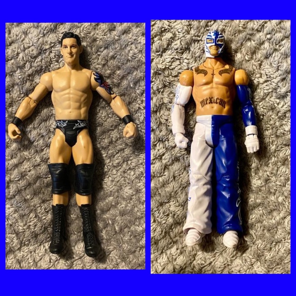 WWE Rey Mysterio and Randy Orton Wrestling Action